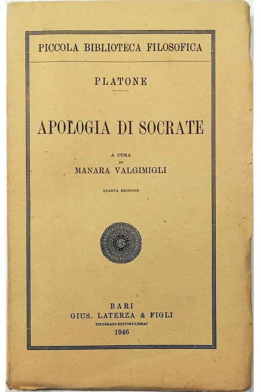 Apologia di Socrate - copertina