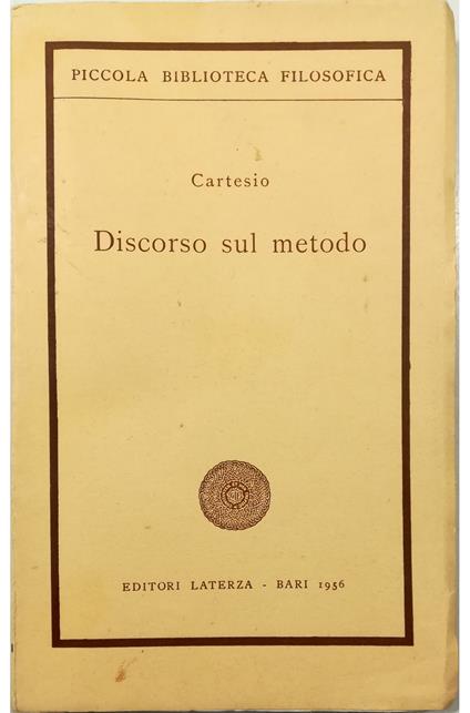Discorso sul metodo - copertina