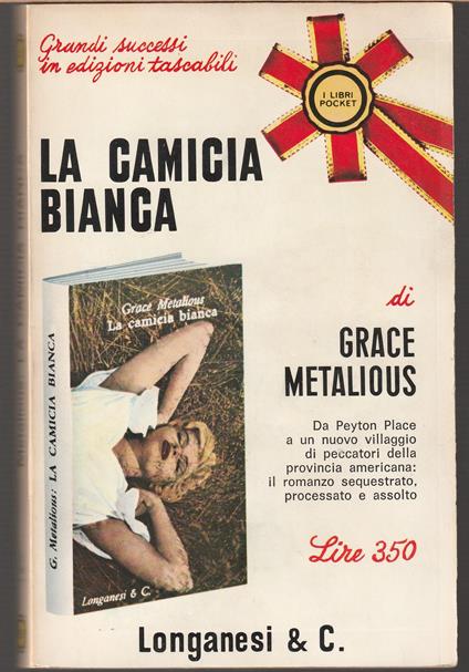 camicia bianca - Grace Metalious - copertina