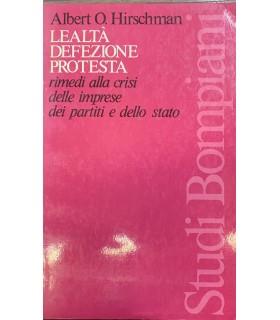 Lealtà defezione protesta rimedi alla crisi delle imprese dei partiti e dello Stato - Albert O. Hirschman - copertina
