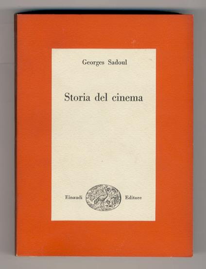 Storia del cinema - Georges Sadoul - copertina
