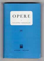 Opere. Volume IV: Saggi