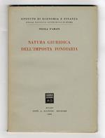Natura giuridica dell'imposta fondiaria