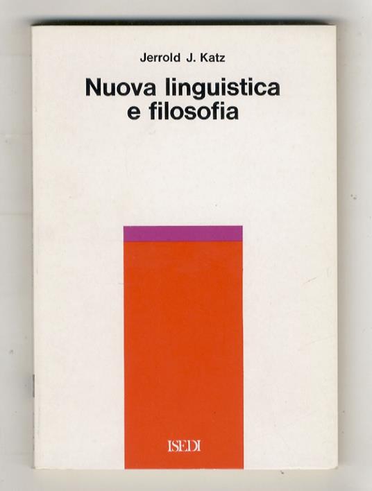 Nuova linguistica e filosofia - copertina