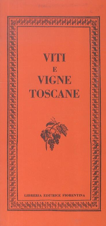 Viti e vigne toscane - copertina