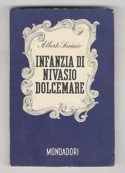 Infanzia di Nivasio Dolcemare - Alberto Savinio - copertina