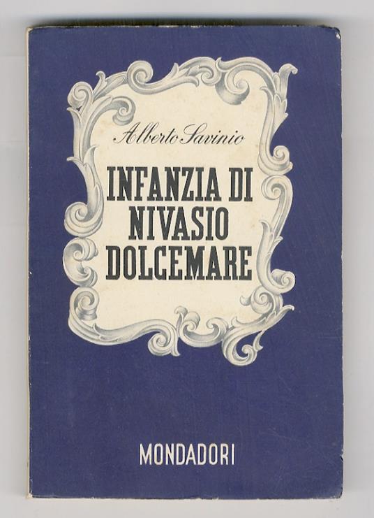 Infanzia di Nivasio Dolcemare - Alberto Savinio - copertina