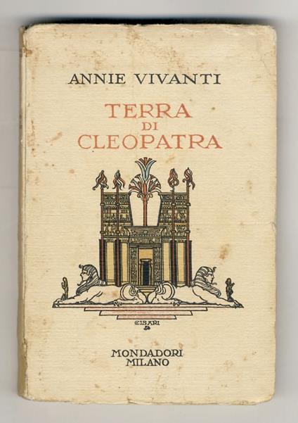 Terra di Cleopatra - Annie Vivanti - copertina