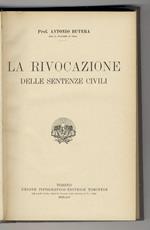 rivocazione delle sentenze civili