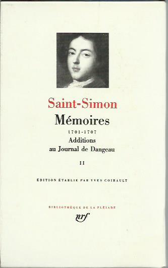 Mémoires 1701-1707: Tome II - Claude-Henri de Saint-Simon - copertina