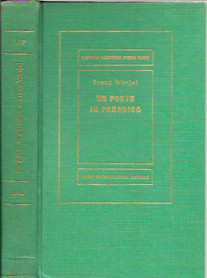 Un posto in paradiso - Franz Werfel - copertina
