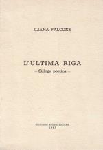 L' Ultima Riga _ Silloge Poetica _