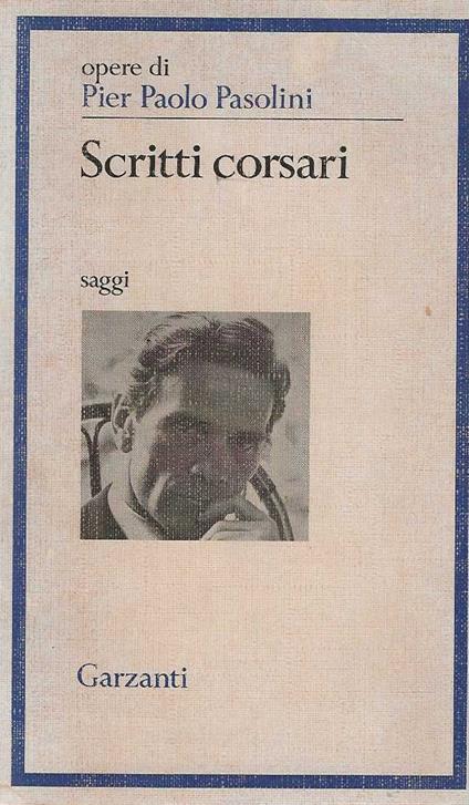 Scritti corsari - Pier Paolo Pasolini - copertina