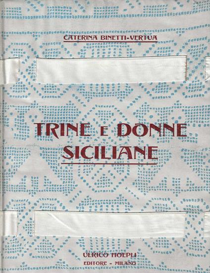 Trine e donne siciliane - copertina