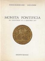 moneta pontificia da Innocenzo XI a Gregorio XVI