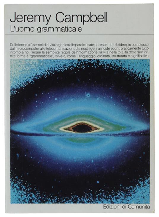 L' Uomo Grammaticale - Campbell Jeremy - Edizioni Di Comunità - 1983 - Jeremy Campbell - copertina
