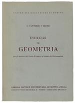 Esercizi Di Geometria Per Gli Studenti Del Corso Di Laurea In Scienza Dell'Informazione - Tanturri G., Bruno P