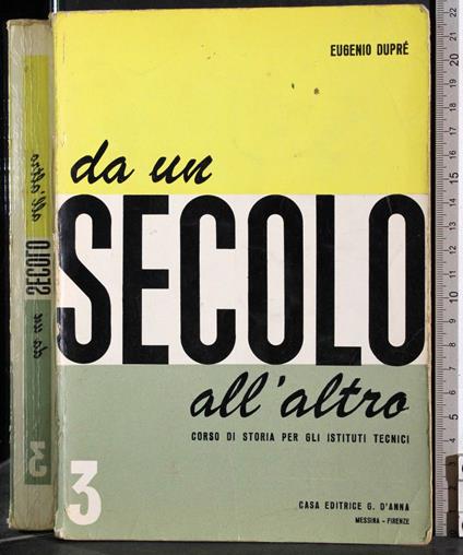 Da un secolo all'altro. Vol 3 - copertina