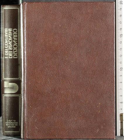 Dizionario dei sinonimi e dei contrari - Decio Cinti - copertina