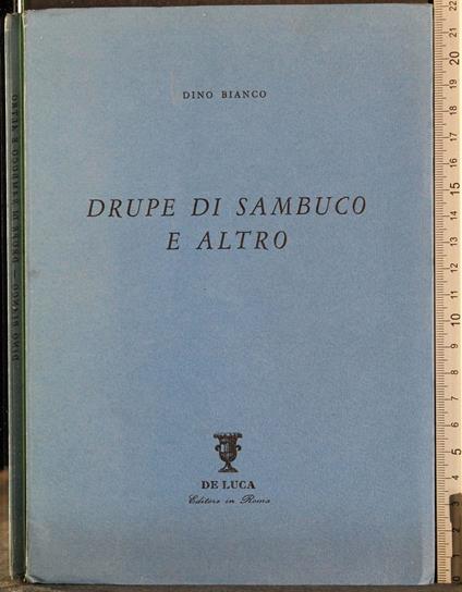 Drupe di Sambuco e altro - Gino Bianco - copertina