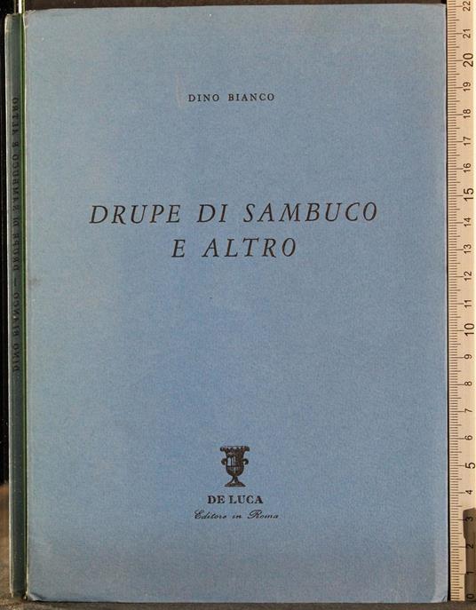 Drupe di Sambuco e altro - Gino Bianco - copertina