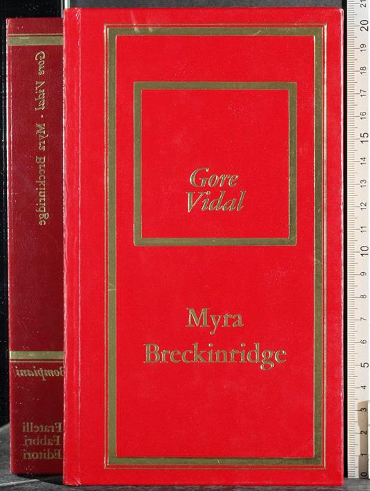 Myra Breclimridge - Gore Vidal - copertina