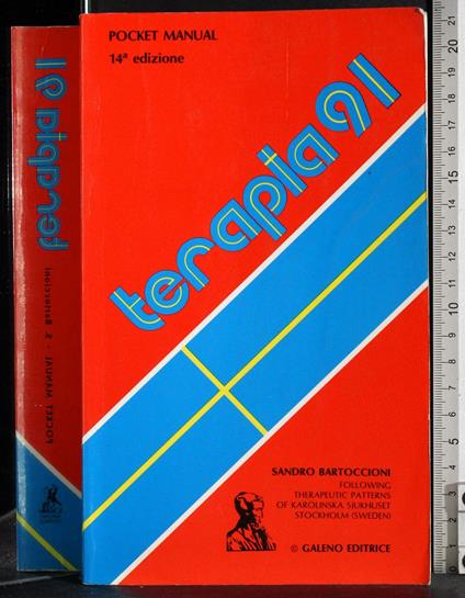 Pocket manual. Terapia 91 - Sandro Bartoccioni - copertina
