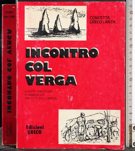 Incontro col Verga - Concetta Greco Lanza - copertina