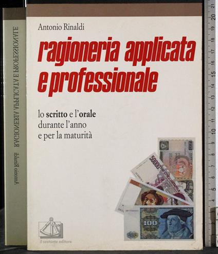 Ragioneria applicata e professionale - Antonio Rinaldi - copertina