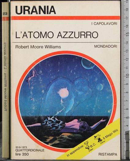 L' atomo azzurro - Robert Moore Williams - copertina
