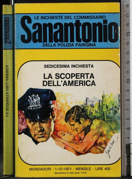 scoperta dell'America - Sanantonio - copertina