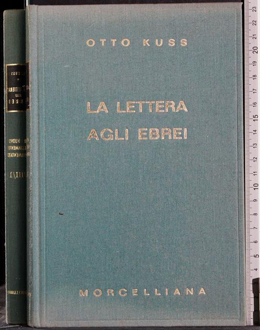 lettera agli ebrei - Otto Kuss - copertina