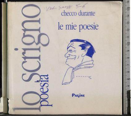 Le mie poesie - Checco Durante - copertina