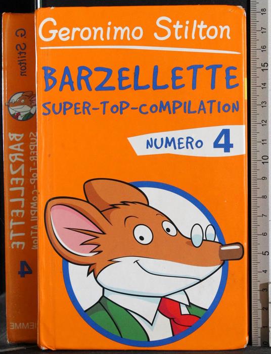 Barzellette super-top-compilation. Numero 4 - Geronimo Stilton - copertina