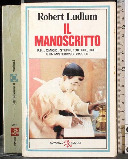 Il manoscritto - Robert Ludlum - copertina