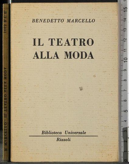 Il teatro alla moda - Benedetto Marcello - copertina