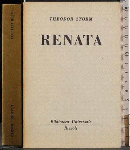 Renata - Theodor Storm - copertina