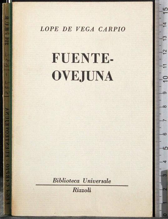 Fuenteovejuna - Lope de Vega - copertina