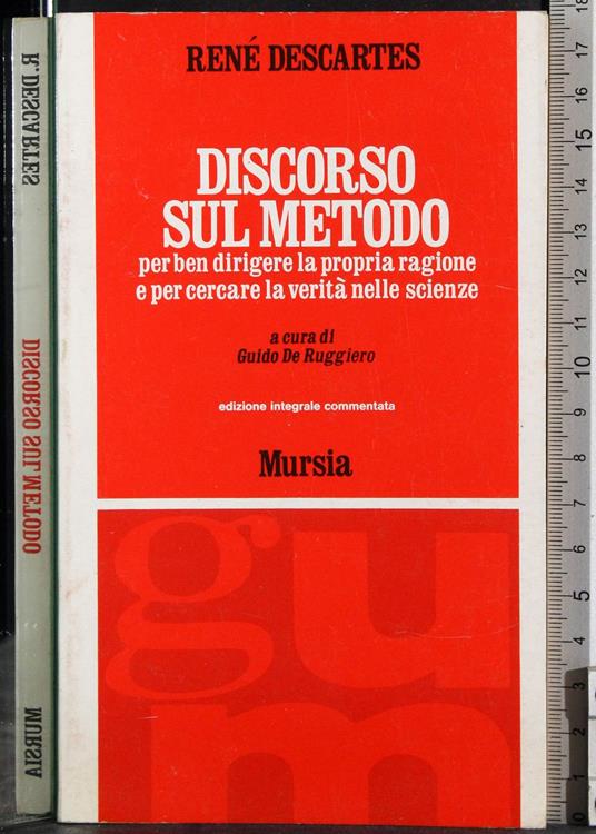 Discorso sul metodo - René Descartes - copertina
