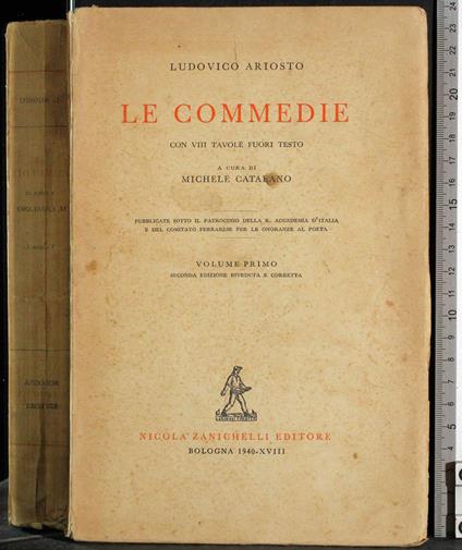 Le commedie. Vol 1 - Ludovico Ariosto - copertina