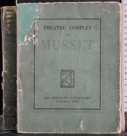 Theatre complet de Musset - copertina