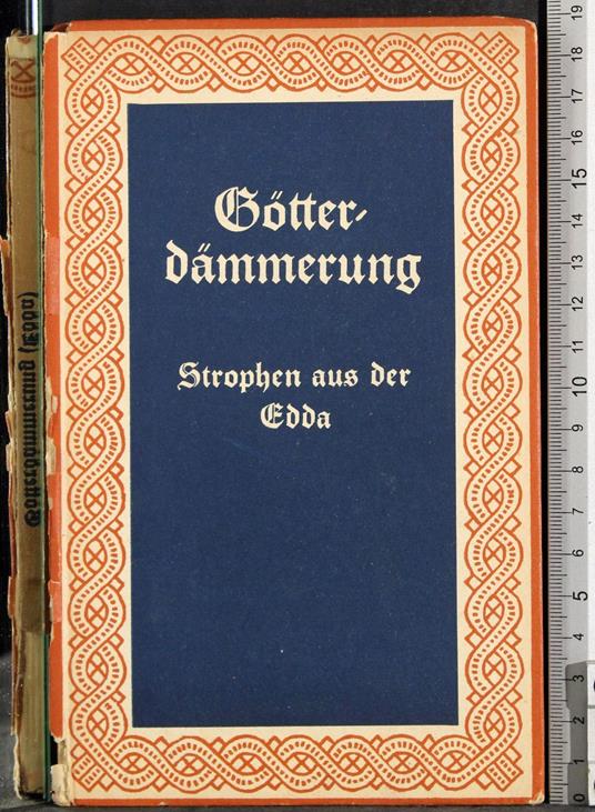 Strophen aus der Edda - copertina