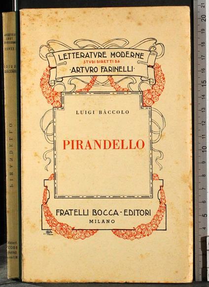 Pirandello - Luigi Baccolo - copertina