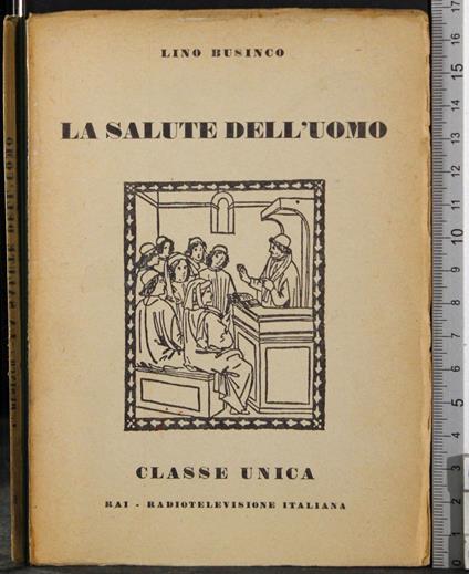 salute dell'uomo - Lino Businco - copertina