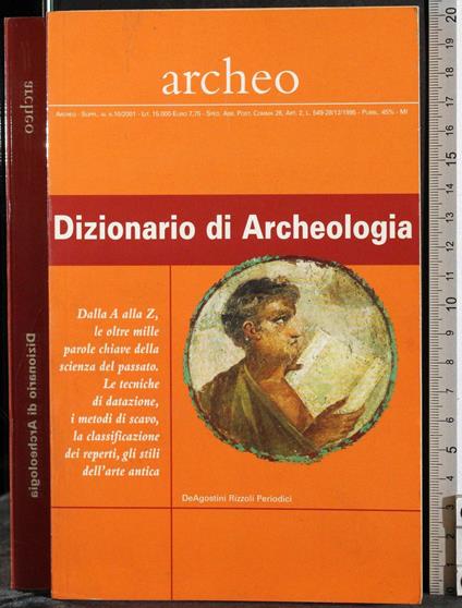 Dizionario di Archeologia. Archeo - copertina