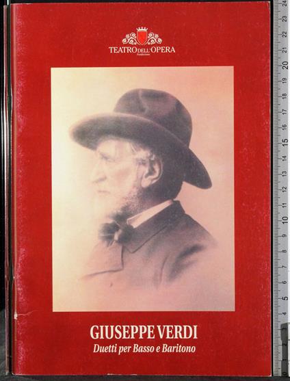 Duetti per Basso e Baritono - Verdi Giuseppe - copertina