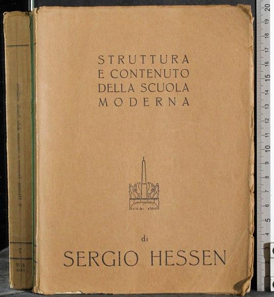 Struttura e contenuto della scuola moderna - Sergej Hessen - copertina
