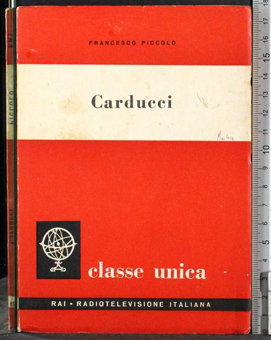 Carducci - Francesco Piccolo - copertina