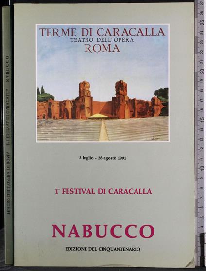 1 Festival di Caracalla. Nabucco - Travaglini - copertina