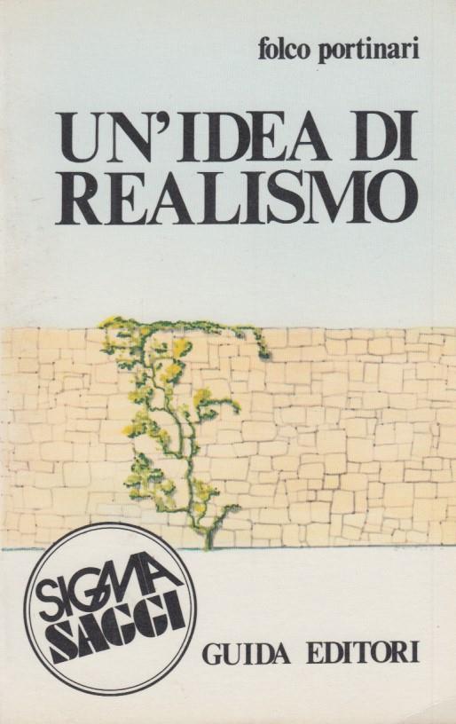 'idea di realismo - Folco Portinari - copertina